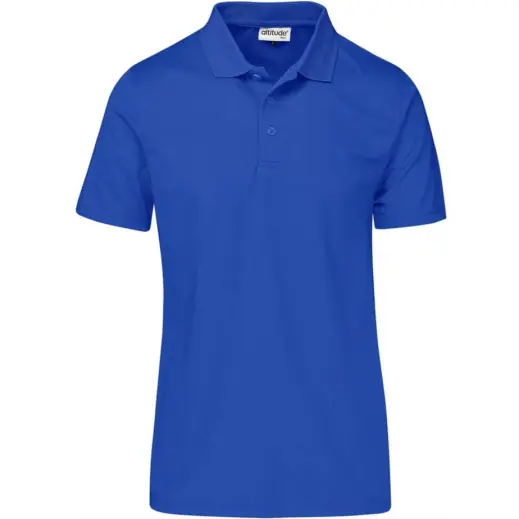 Mens Distinct Golf Shirt Royal
